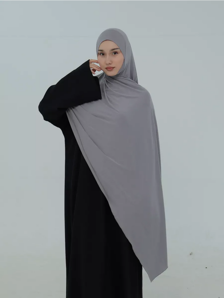 Instant Hijab Grey
